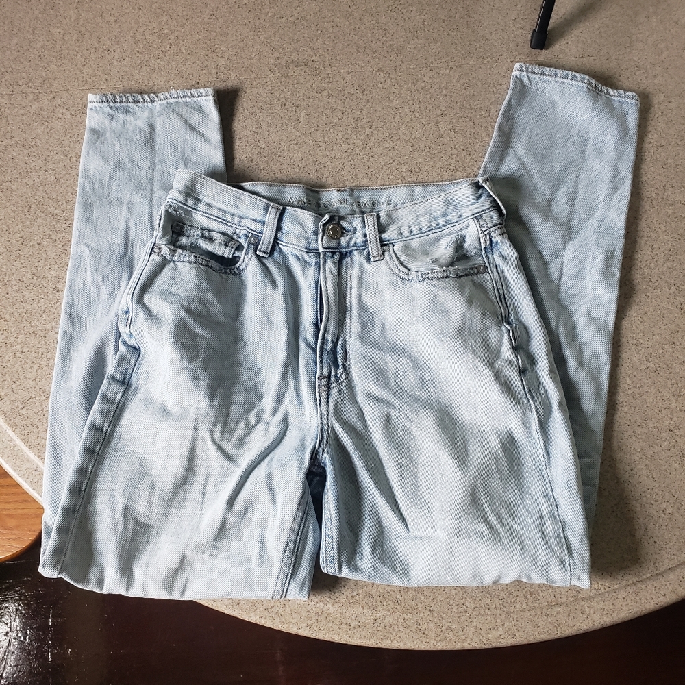 AEO mom jeans
